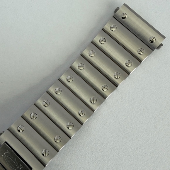 21mm Quick Switch Smart Links 39.8mm Santos de Cartier Watch 316L Steel Bracelet - Picture 5 of 13